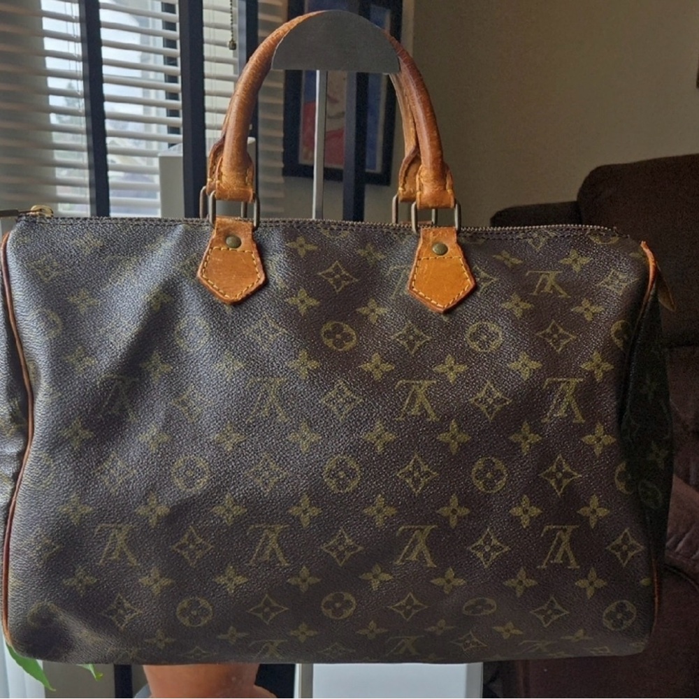 Louis Vuitton Brown Monogram Speedy 40 Bag